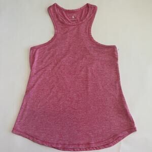 SPYDER Women's Cutout Racerback Tank Top Sz Small Pink (A0135)